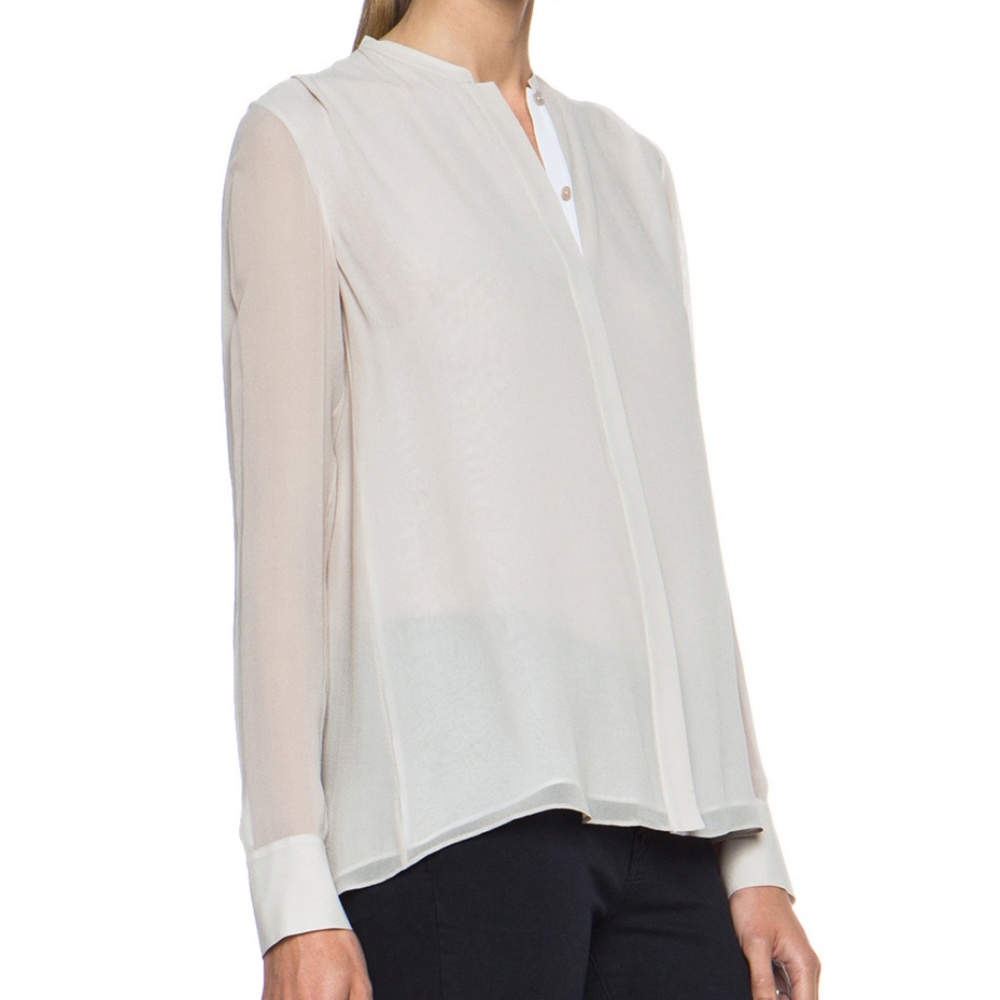 Vince 100% Silk Button-Up